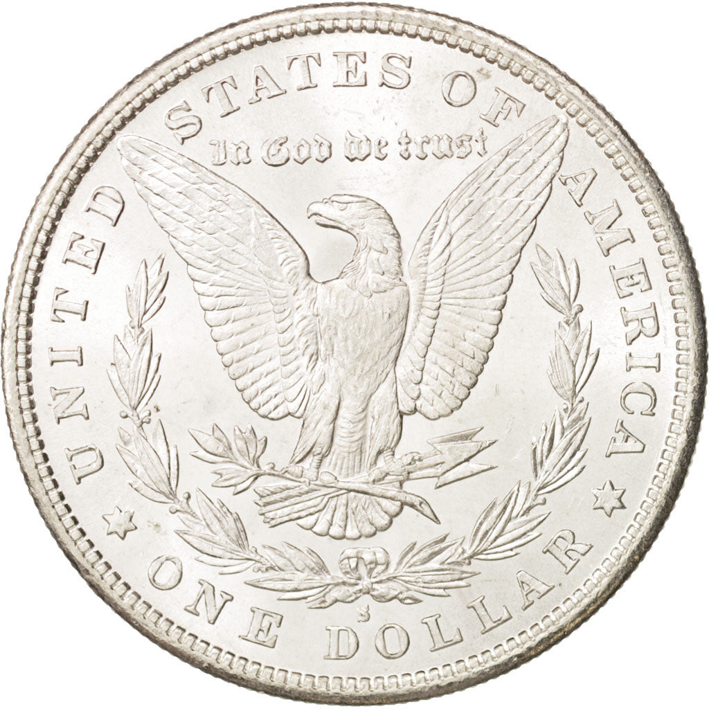 United States, Morgan Dollar, Dollar, 1880, U.S. Mint, San Francisco