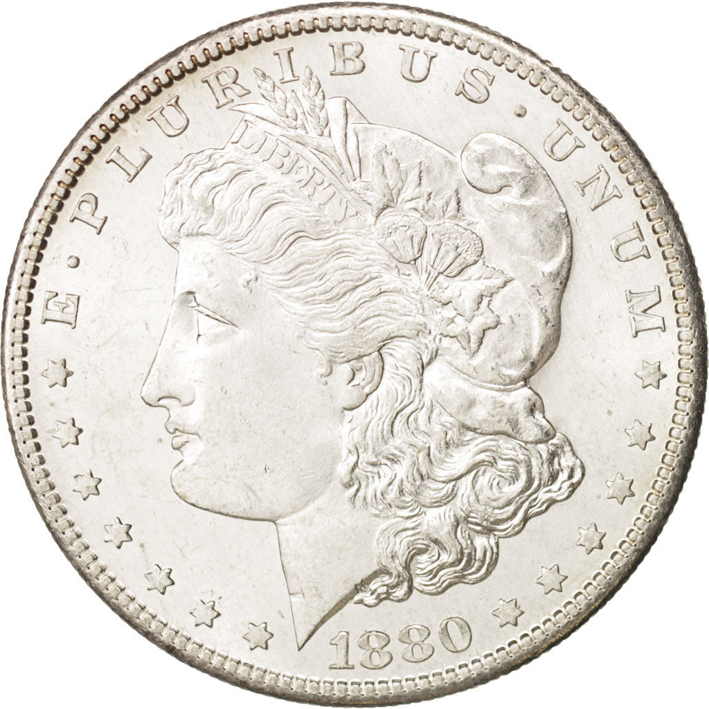 United States, Morgan Dollar, Dollar, 1880, U.S. Mint, San Francisco