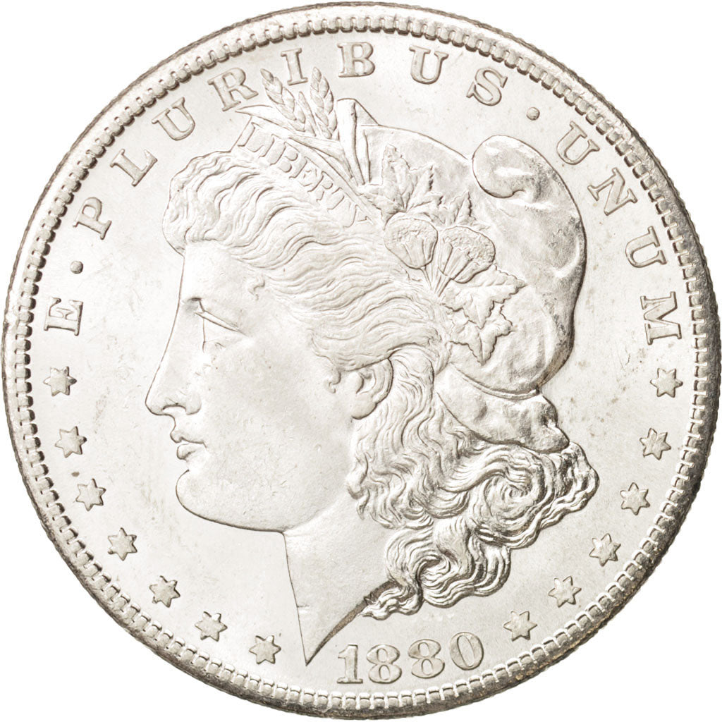 United States, Morgan Dollar, Dollar, 1880, U.S. Mint, San Francisco