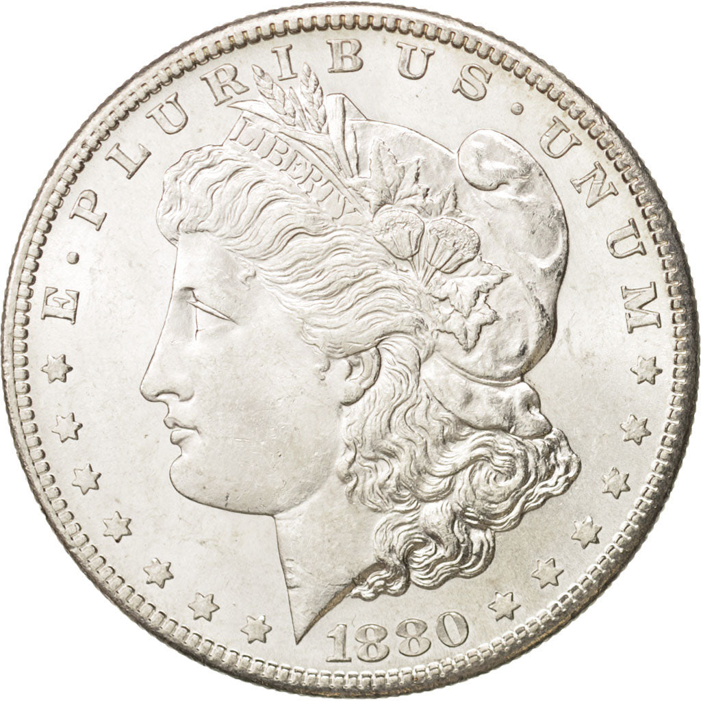 United States, Morgan Dollar, Dollar, 1880, U.S. Mint, San Francisco