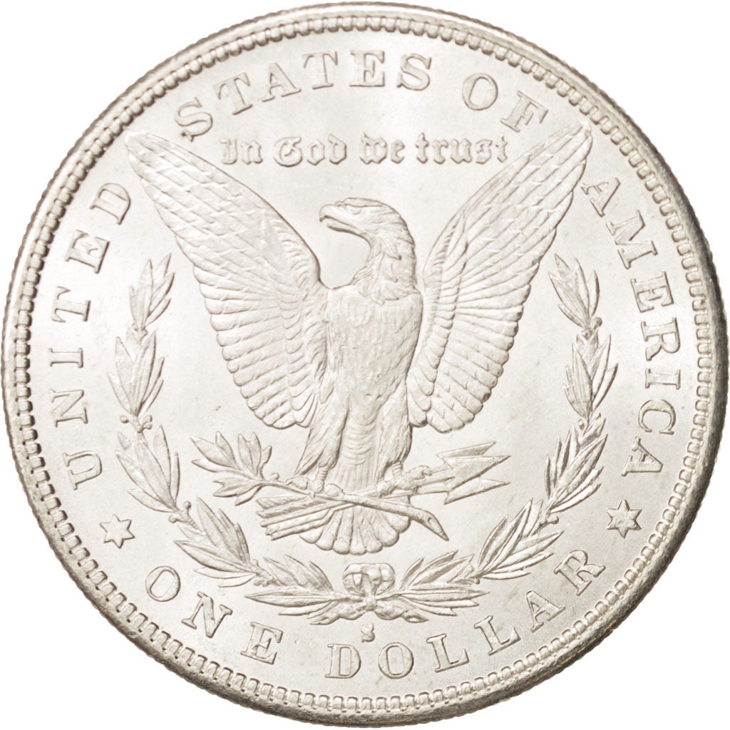 United States, Morgan Dollar, Dollar, 1880, U.S. Mint, San Francisco