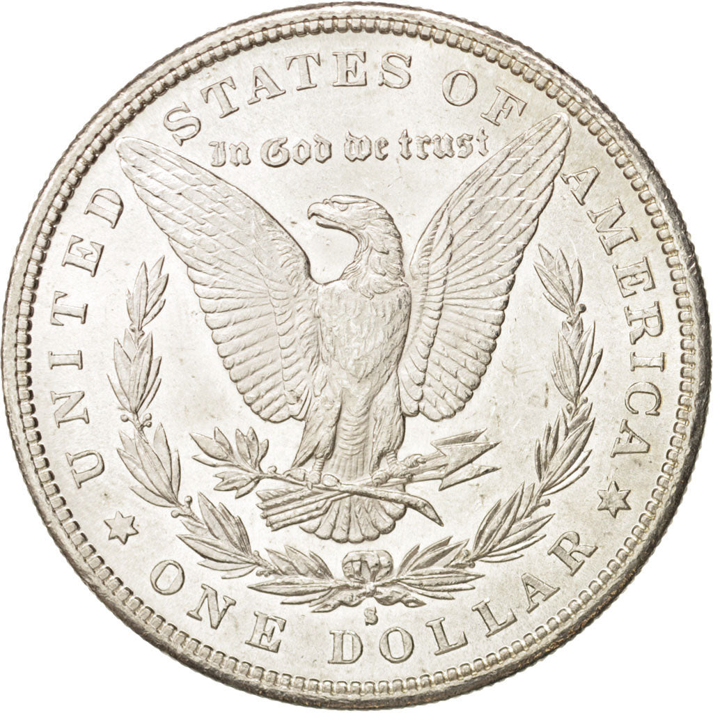 United States, Morgan Dollar, Dollar, 1880, U.S. Mint, San Francisco