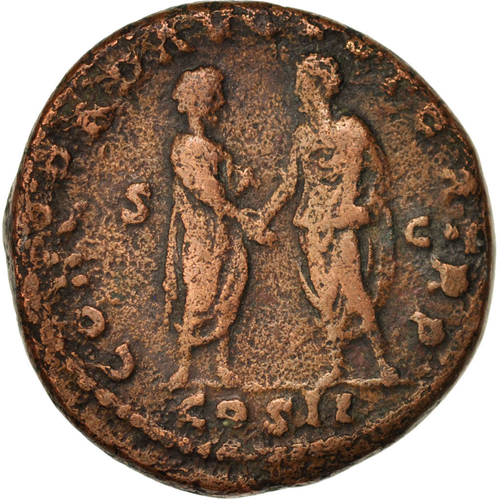 Marcus Aurelius, As, 161, Roma, VF(30-35), Bronze, RIC:830