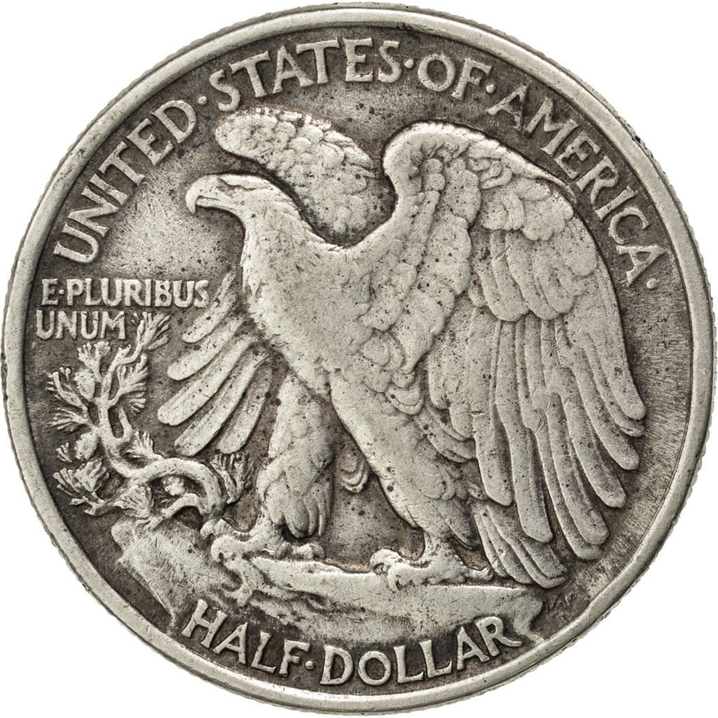 UNITED STATES, Walking Liberty Half Dollar, Half Dollar, 1943, U.S. Mint, KM...