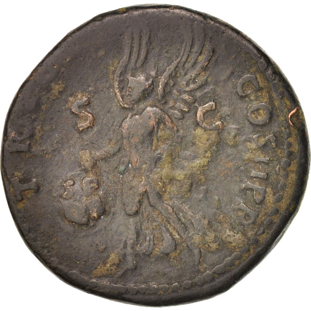 Munten, Trajan, As, 98-99, Roma, FR+, Koper, RIC:395