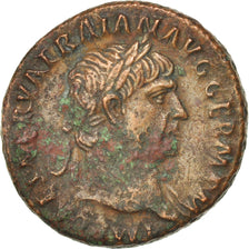 Trajan, As, 101, Roma, TTB+, Cuivre, RIC:434var