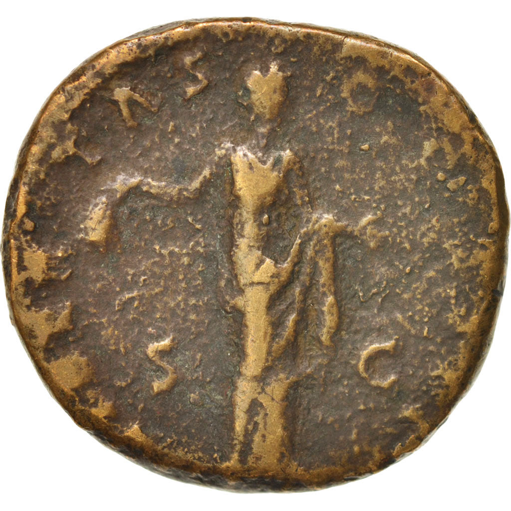 Antoninus Pius, Sestertius, 153, Roma, VF(20-25), Copper, RIC:916a