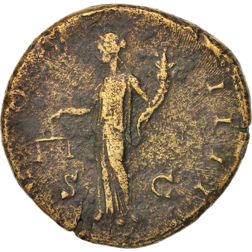 Antoninus Pius, Sestertius, Roma, VF(20-25), Copper, RIC:855
