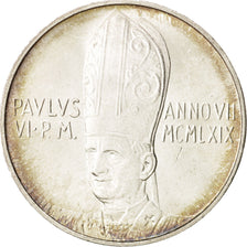 Coin, VATICAN CITY, Paul VI, 500 Lire, 1969, Roma, MS(63), Silver, KM:115