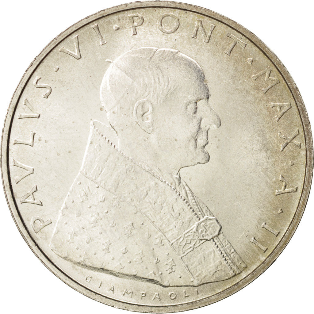 Monnaie, Cité du Vatican, Paul VI, 500 Lire, 1964, Roma, FDC, Argent, KM:83.2