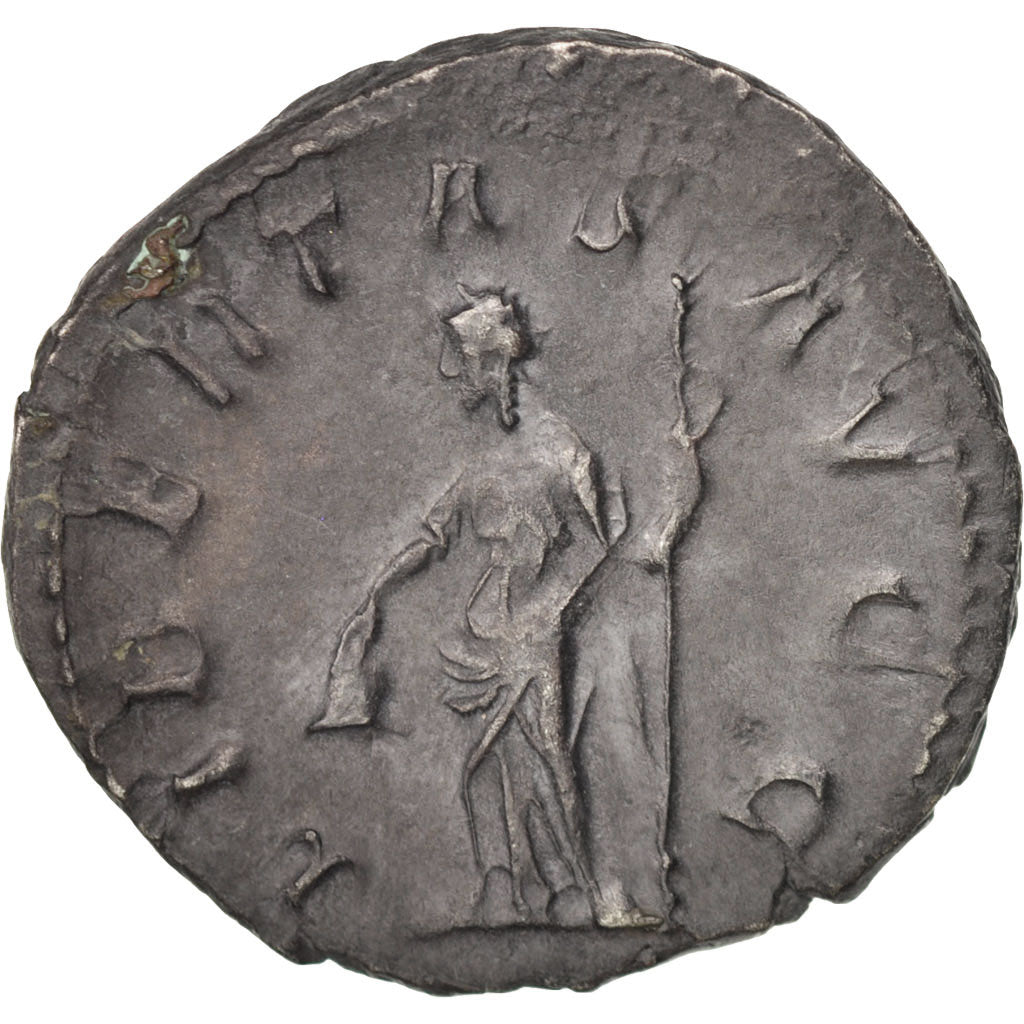 Coin, Trebonianus Gallus, Antoninianus, 252, Roma, AU(50-53), Billon, RIC:38