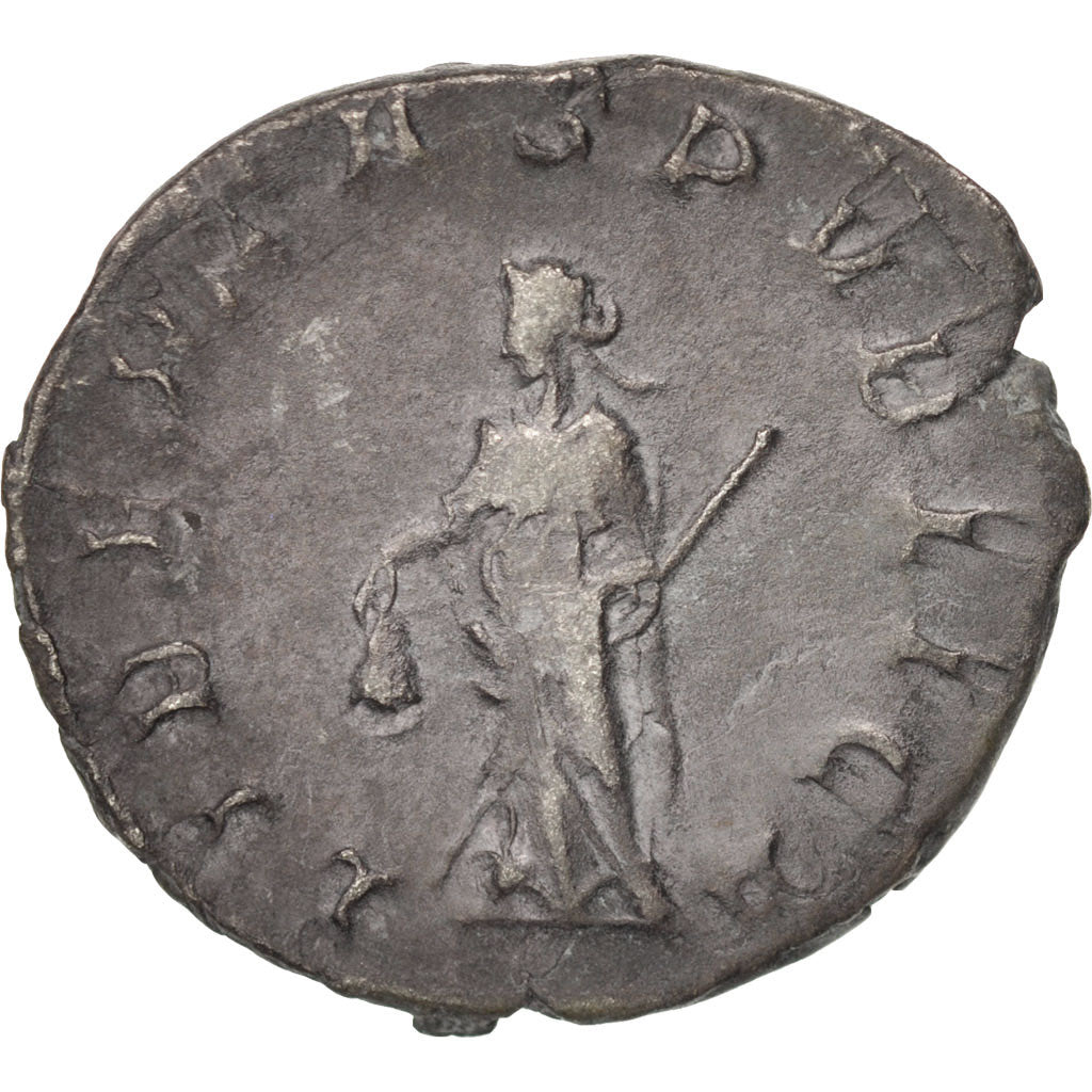 Coin, Trebonianus Gallus, Antoninianus, Roma, EF(40-45), Billon, RIC:37