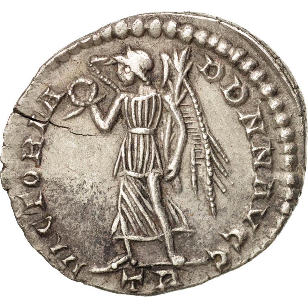 Coin, Constans, Argenteus, 347, Trier, MS(60-62), Silver, RIC:176
