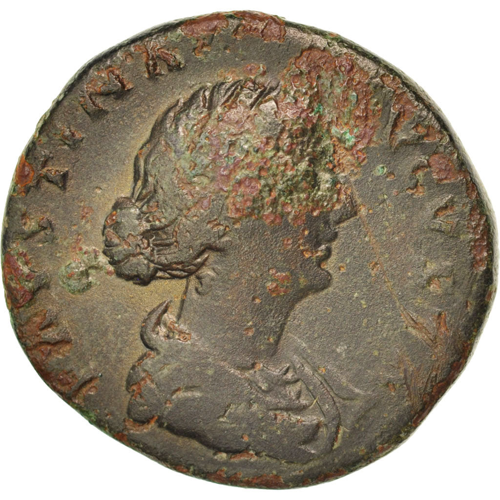 Munten, Faustina II, As, 156-161, Roma, FR, Bronze, RIC:1639