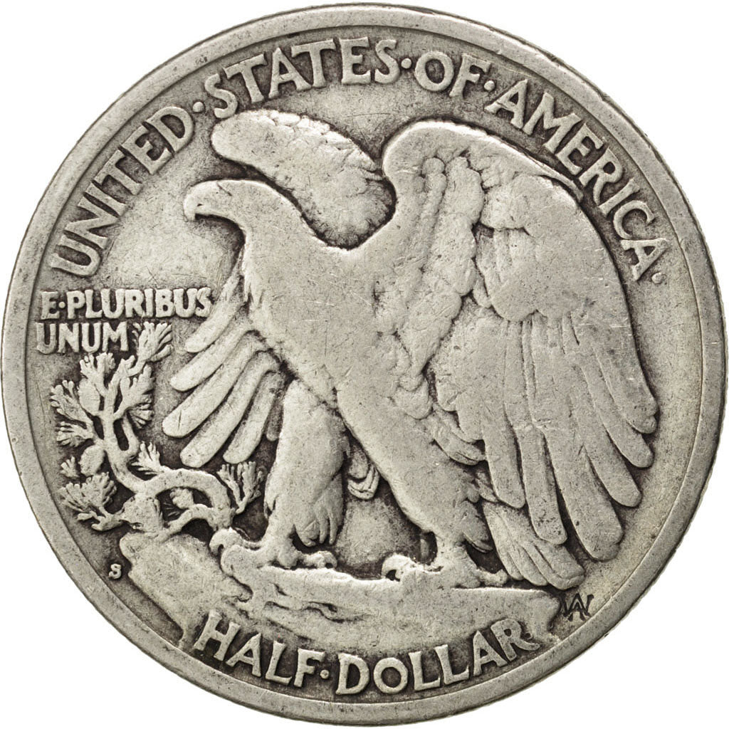 UNITED STATES, Walking Liberty Half Dollar, Half Dollar, 1939, U.S. Mint, KM...