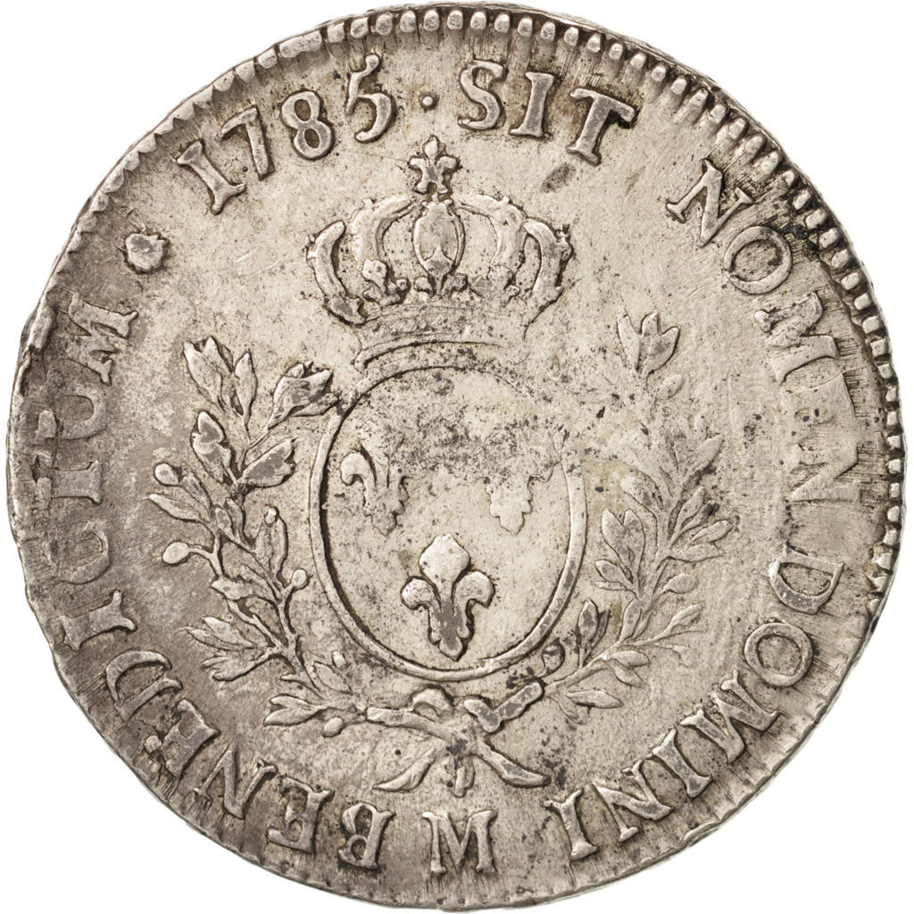 Moneda, Francia, Louis XVI, Écu aux branches d'olivier, Ecu, 1785, Toulouse