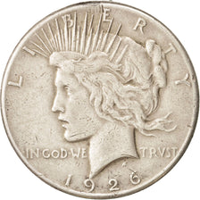 United States, Peace Dollar, Dollar, 1926, U.S. Mint, Philadelphia, VF(20-25)