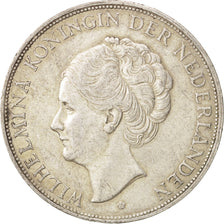 Coin, Netherlands, Wilhelmina I, 2-1/2 Gulden, 1929, EF(40-45), Silver, KM:165