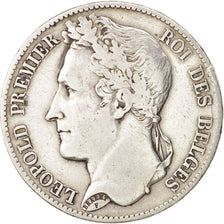 Coin, Belgium, Leopold I, 5 Francs, 5 Frank, 1849, VF(30-35), Silver, KM:3.2