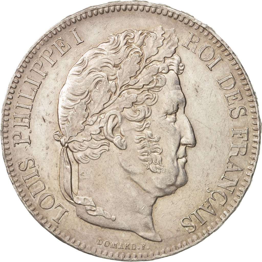 Francia, Louis-Philippe, 5 Francs, 1833, Rouen, SPL-, Argento, KM:749.2, Gado...