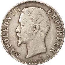 France, Napoleon III, Napoléon III, 5 Francs, 1855, Paris, VF(20-25), Silver