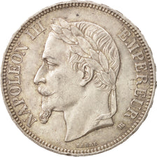 France, Napoleon III, Napoléon III, 5 Francs, 1868, Paris, AU(50-53), Silver