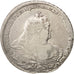 Moneda, Rusia, Anna, Rouble, 1738, Moscow, BC+, Plata, KM:198