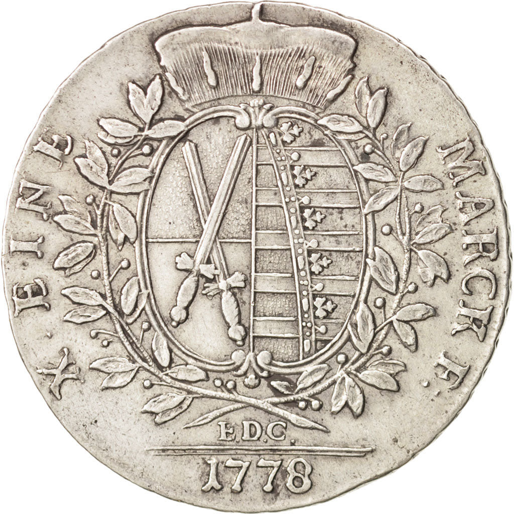 Coin, German States, SAXONY-ALBERTINE, Friedrich August III, Thaler, 1778