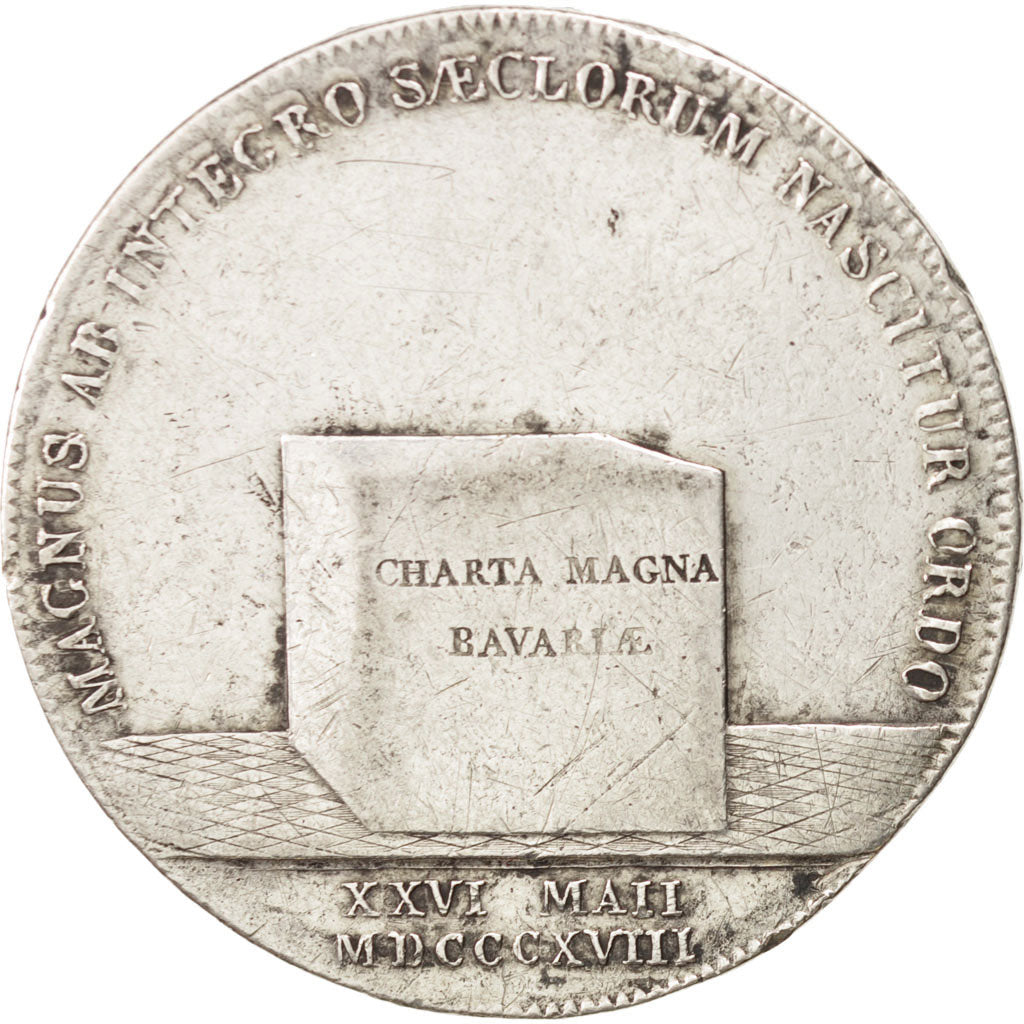 German States, BAVARIA, Maximilian IV, Josef, Thaler, Convention, 1818