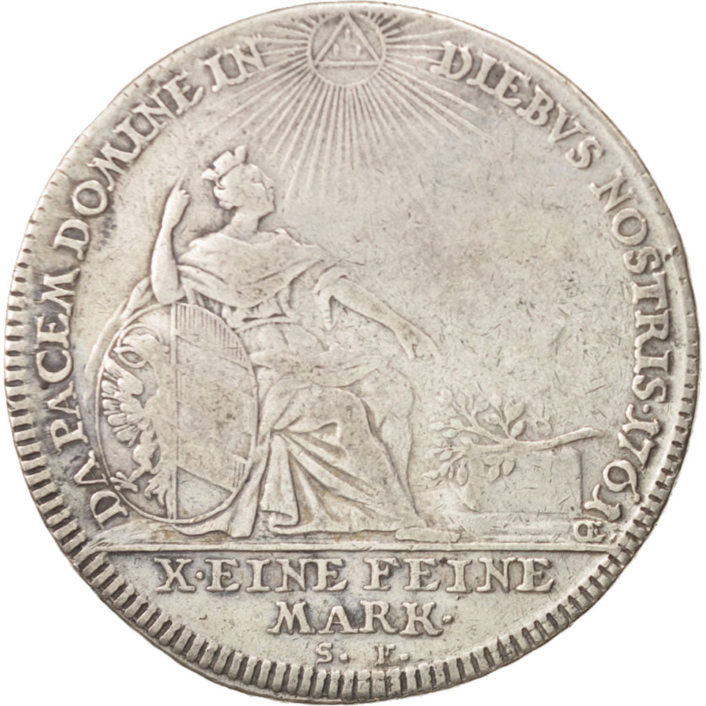 German States, NURNBERG, Thaler, 1761, VF(30-35), Silver, KM:335