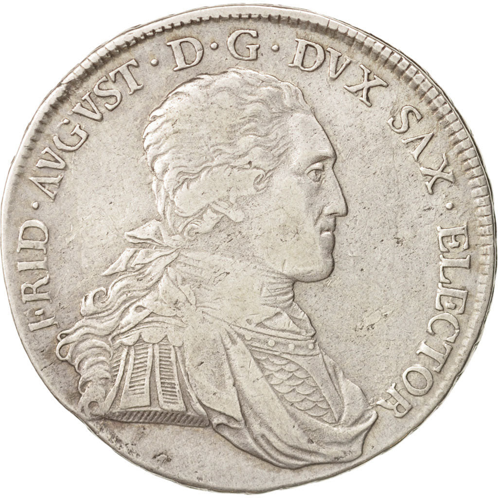 German States, SAXONY-ALBERTINE, Friedrich August III, Thaler, 1805, EF(40-45)