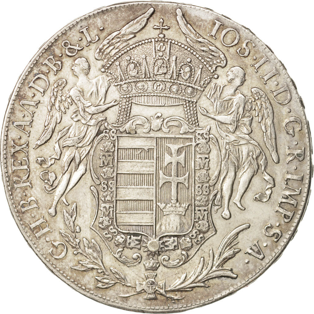 Ungheria, Joseph II, Thaler, 1782, BB+, Argento, KM:395.1