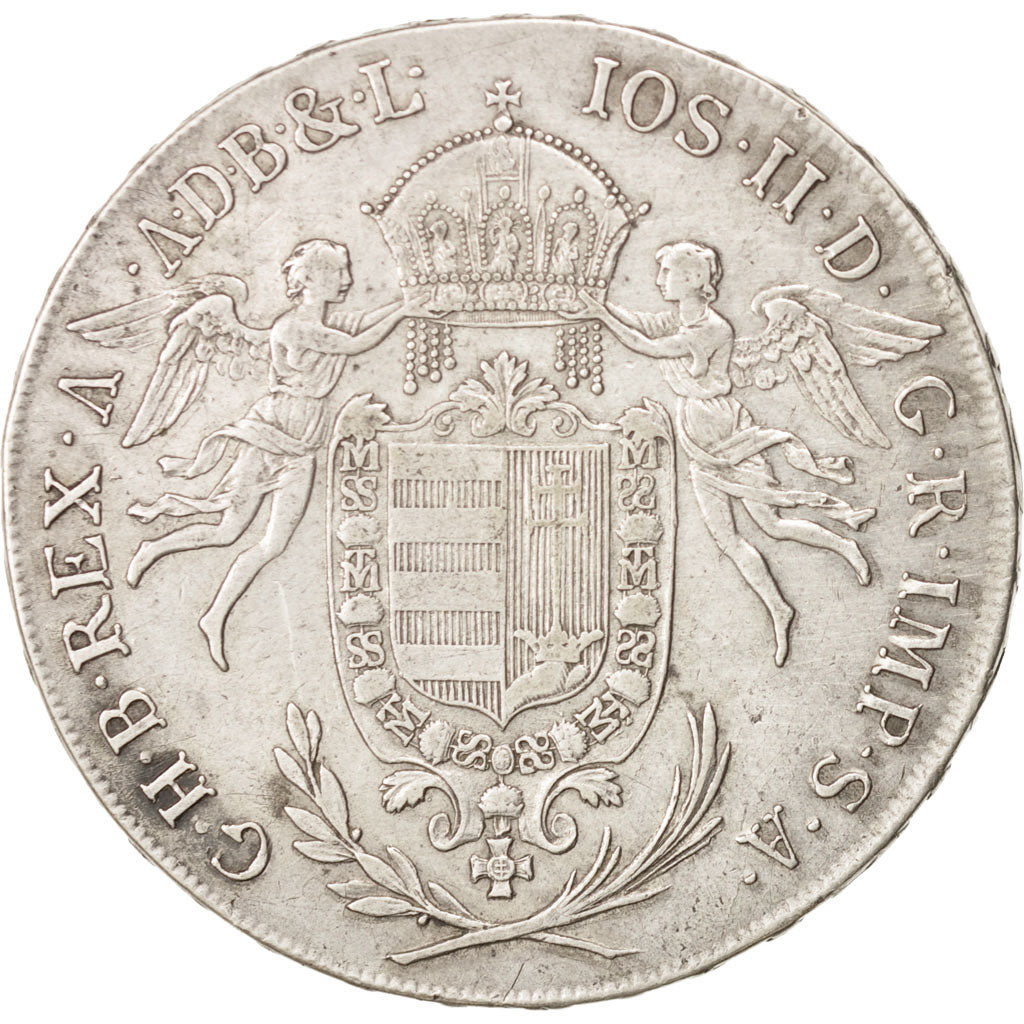 Hungary, Joseph II, Thaler, 1786, Kremnitz, EF(40-45), Silver, KM:400.2