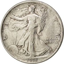 UNITED STATES, Walking Liberty Half Dollar, Half Dollar, 1917, U.S. Mint, KM...