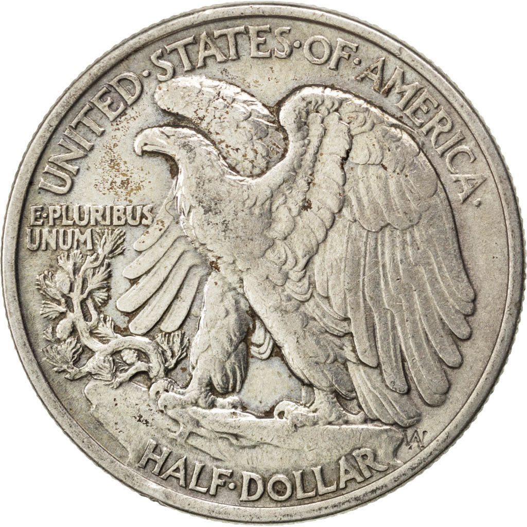 UNITED STATES, Walking Liberty Half Dollar, Half Dollar, 1917, U.S. Mint, KM...