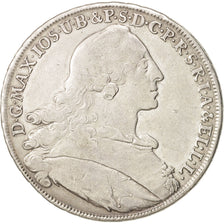German States, BAVARIA, Maximilian III, Josef, Thaler, 1757, Munich, VF(30-35)