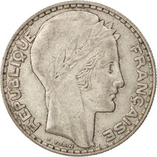 Frankreich, Turin, 20 Francs, 1933, Paris, VF(20-25), Silver, KM:879