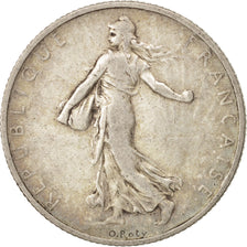 Monnaie, France, Semeuse, 2 Francs, 1908, Paris, TB, Argent, KM:845.1