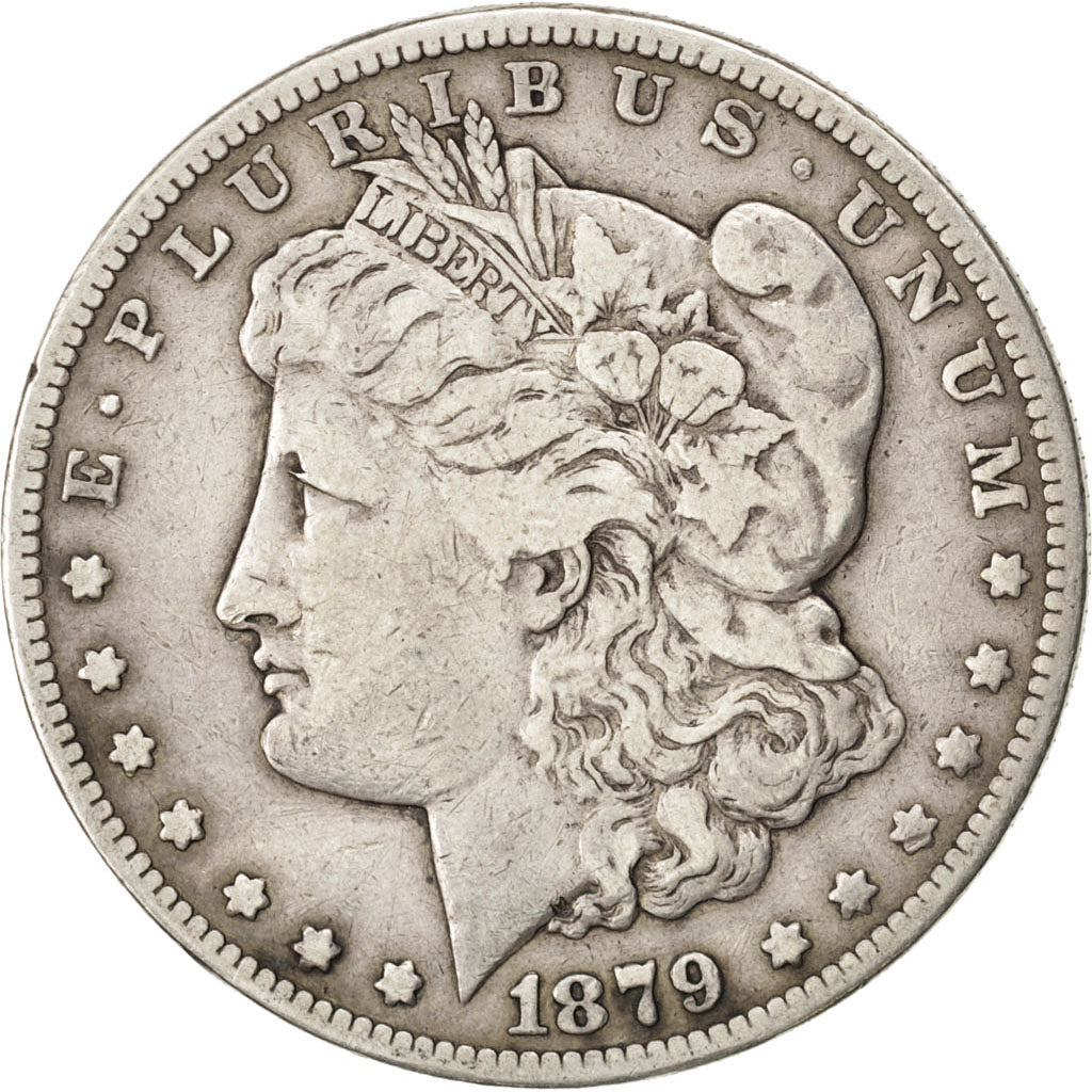 UNITED STATES, Morgan Dollar, Dollar, 1879, U.S. Mint, KM #110, VF(30-35),...