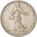 Coin, France, Semeuse, Franc, 1912, Paris, VF(30-35), Silver, KM:844.1