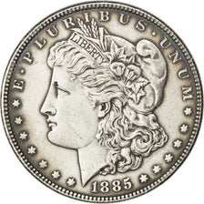 United States, 1 Dollar, 1885, Philadelphia, KM #110, AU(50-53), Silver, 26.70