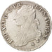 Francia, Louis XVI, 1/2 Écu, 1/2 ECU, 44 Sols, 1790, Paris, BB, Argento, KM:...
