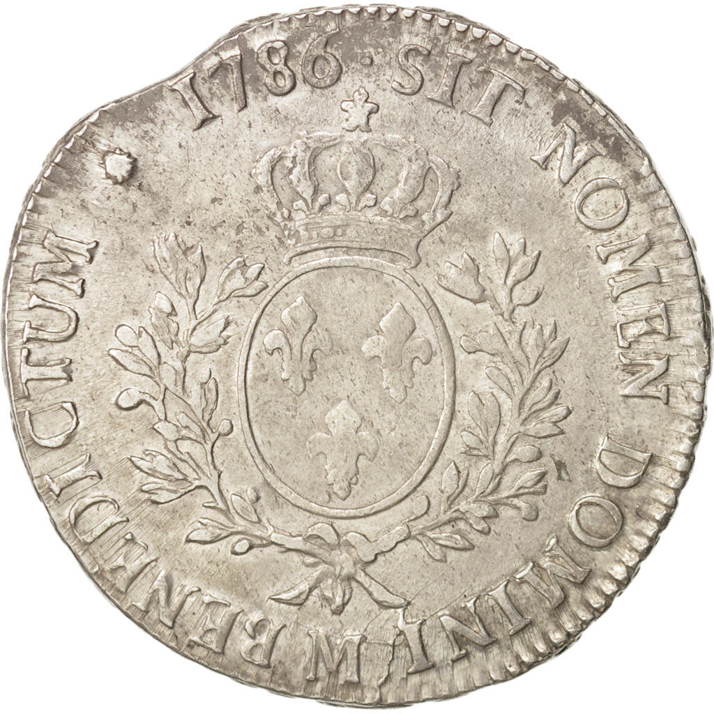 Coin, France, Louis XVI, Écu aux branches d'olivier, Ecu, 1786, Toulouse