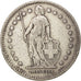 Coin, Switzerland, 2 Francs, 1920, Bern, VF(20-25), Silver, KM:21