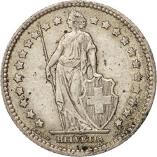 Coin, Switzerland, Franc, 1916, Bern, EF(40-45), Silver, KM:24
