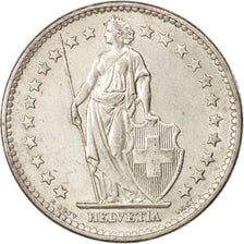 Switzerland, 2 Francs, 1965, Bern, AU(55-58), Silver, KM:21