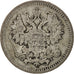 Russia, Nicholas II, 5 Kopeks, 1889, Saint-Petersburg, VF(30-35), Silver