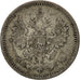 Moneta, Russia, Nicholas II, 5 Kopeks, 1897, Saint-Petersburg, MB+, Argento
