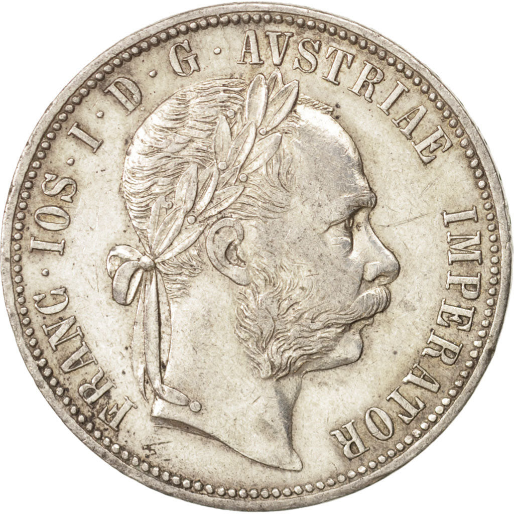 Austria, Franz Joseph I, Florin, 1879, Vienne, AU(50-53), Silver, KM:2222