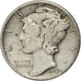 UNITED STATES, Mercury Dime, Dime, 1940, U.S. Mint, KM #140, EF(40-45), Silver,.